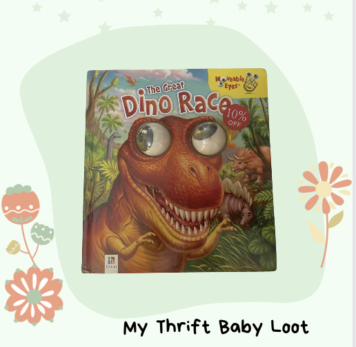 The Great Dino Race - fun interactive books for kids who are dinosaur lovers